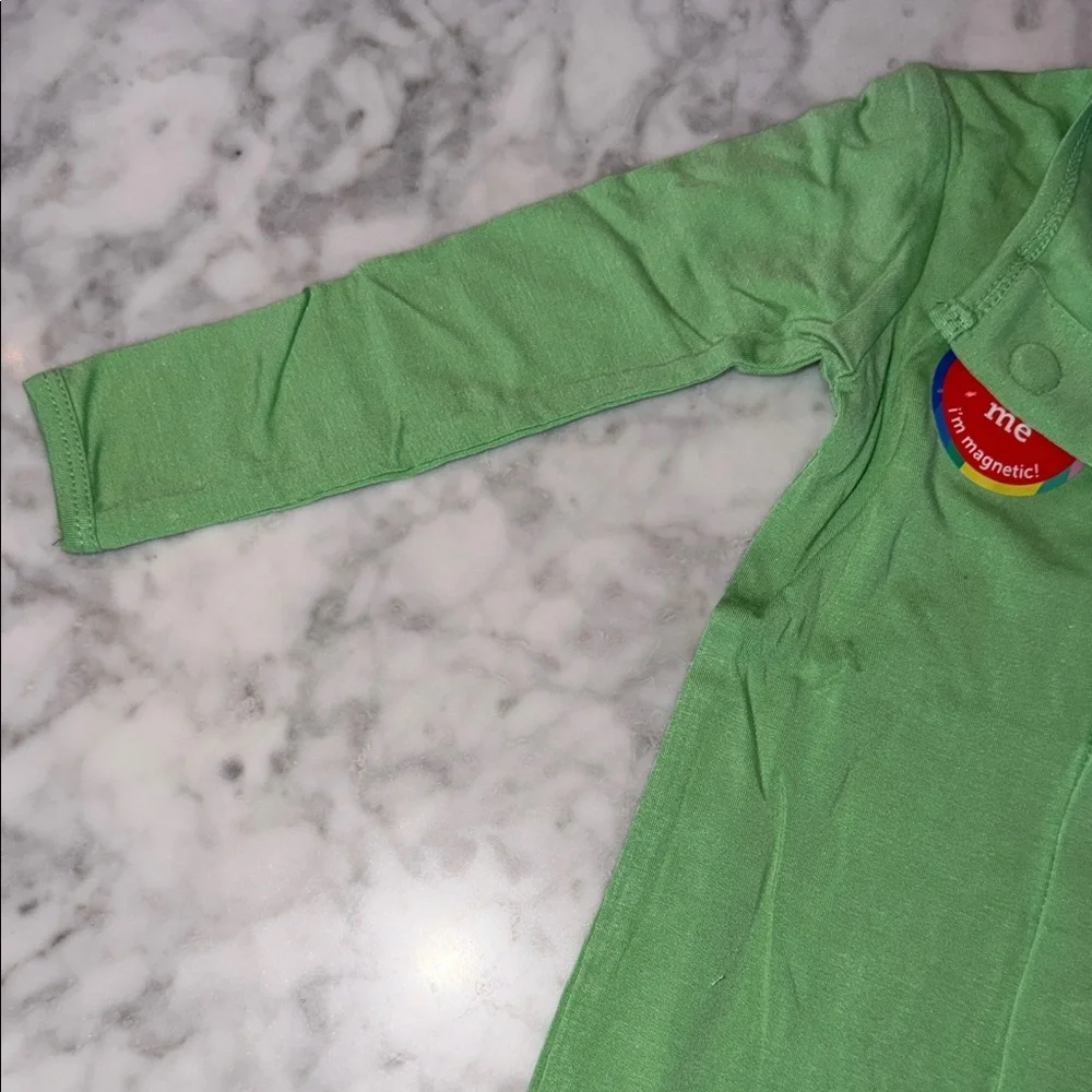 NWT Magnetic Me Modal Green Kids Footie
